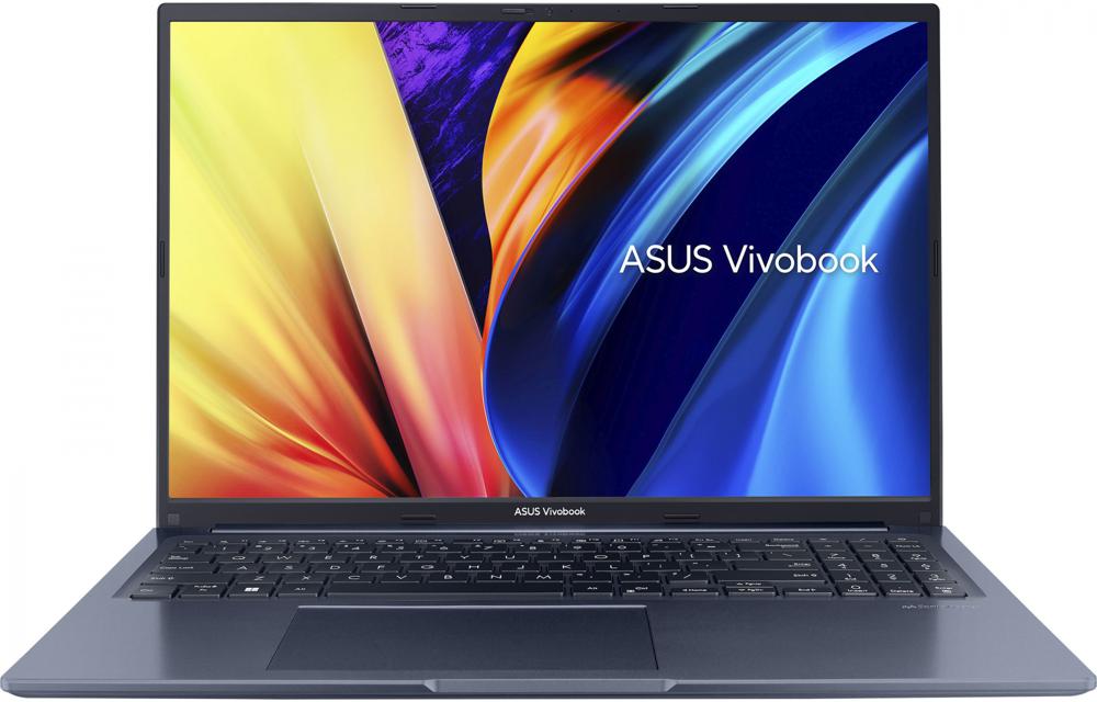 Ноутбук Asus VivoBook 16X M1603QA-MB219 Ryzen 7 5800HS 16Gb SSD512Gb AMD Radeon 16" IPS WUXGA (1920x1200) noOS blue WiFi BT Cam (90NB0Y81-M00CW0)