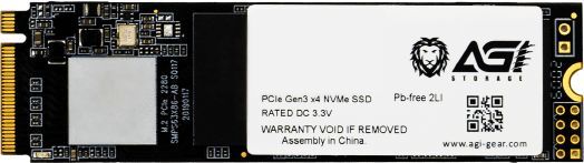 Накопитель SSD AGi PCIe 3.0 x4 512GB AGI512G16AI198 AI198 M.2 2280