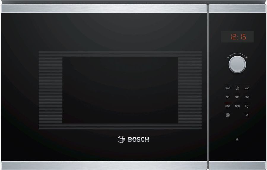Микроволновая печь Bosch BFL523MS0 20л. 800Вт нержавеющая сталь/черный (встраиваемая)