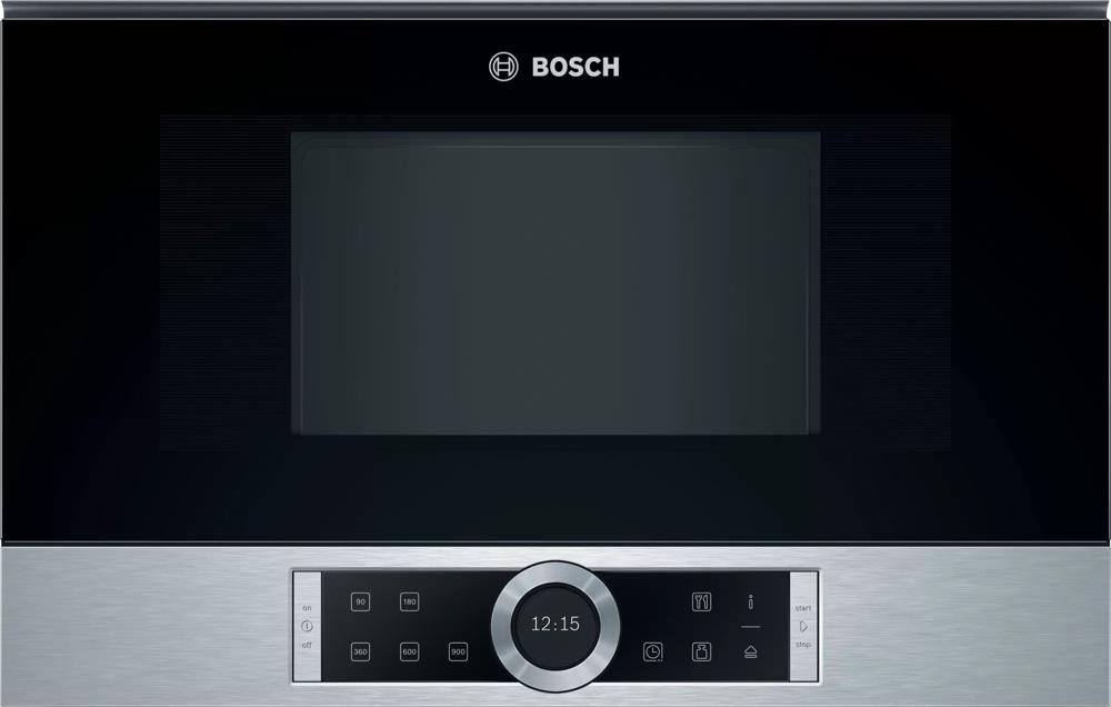 Микроволновая печь Bosch BFR634GS1 21л. 900Вт серебристый/черный (встраиваемая)