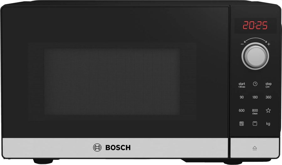 Микроволновая Печь Bosch FEL023MS2 20л. 800Вт нержавеющая сталь/черный