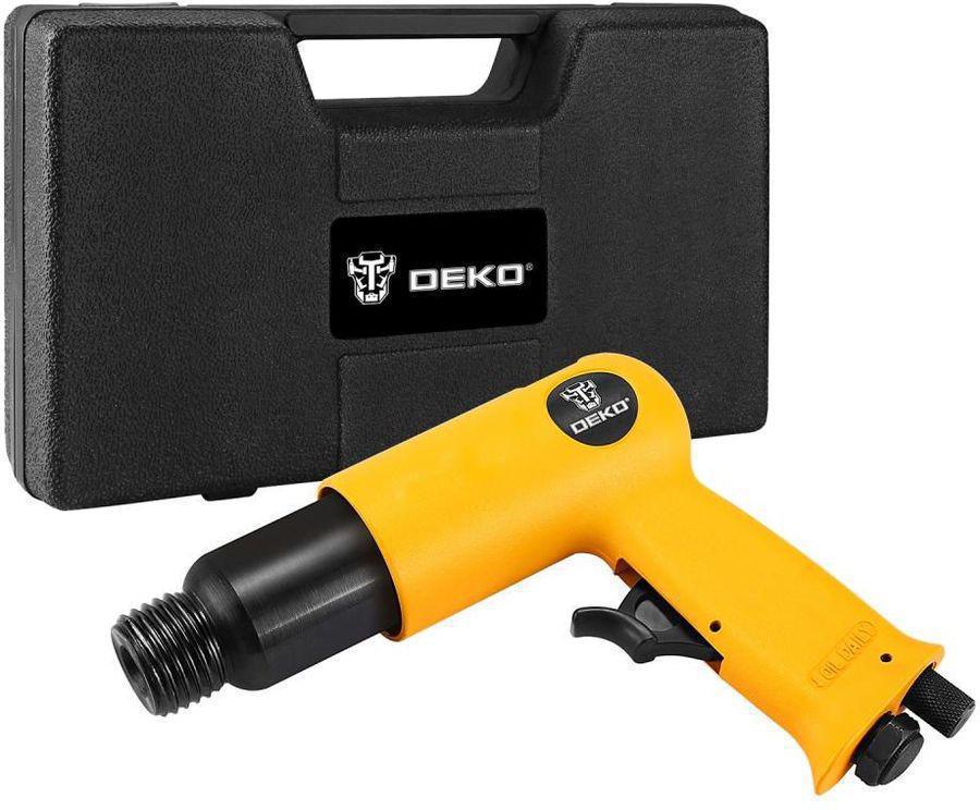 Набор пневмоинструментов Deko DKPT04 компл.:8 предметов 141л/мин желтый/черный (кейс в комплекте)