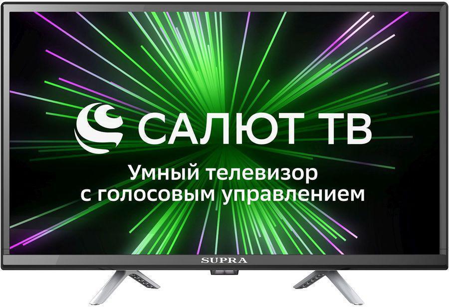Телевизор LED Supra 24" STV-LC24ST0155Wsb черный/черный HD 60Hz DVB-T DVB-T2 DVB-C USB WiFi Smart TV