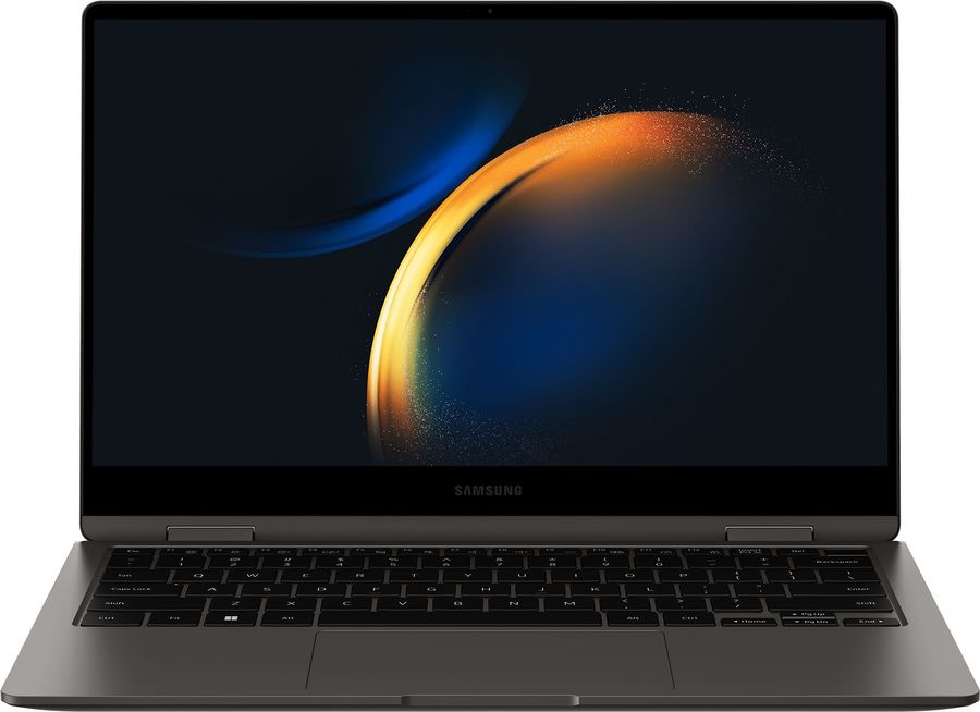 Ноутбук Samsung Galaxy book 3 360 NP730 Core i7 1355U 16Gb SSD1Tb Intel Iris Xe graphics 13.3" AMOLED Touch FHD (1920x1080) Windows 11 Home Single Language dk.grey WiFi BT Cam (NP730QFG-KA3IN)