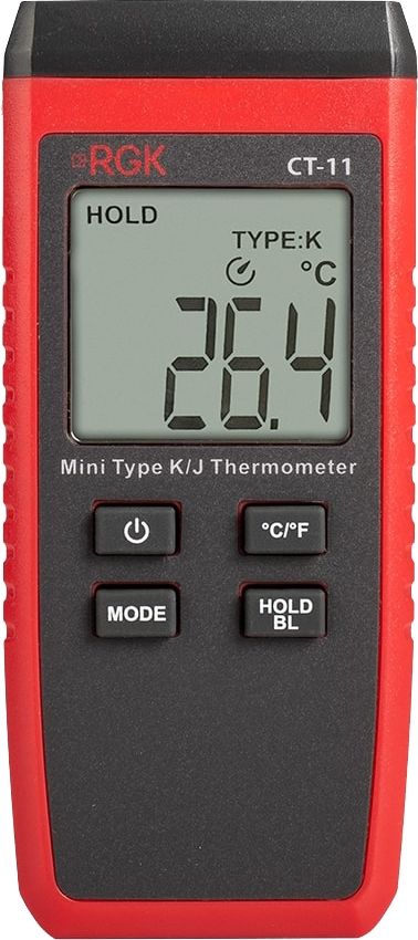 Термометр RGK CT-11+TR-10W контактный красный/черный (779753)