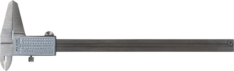 Штангенциркуль нониусный RGK SCM-200 серебристый пластиковый футляр (755795)