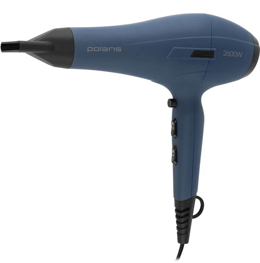 Фен Polaris PHD 2600ACi 2600Вт синий/черный