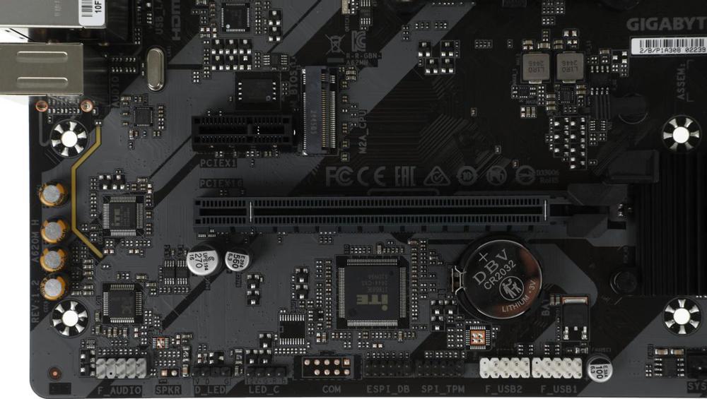 Материнская плата Gigabyte A620M H Socket AM5 AMD A620 2xDDR5 mATX AC`97 8ch(7.1) GbLAN RAID+HDMI+DP