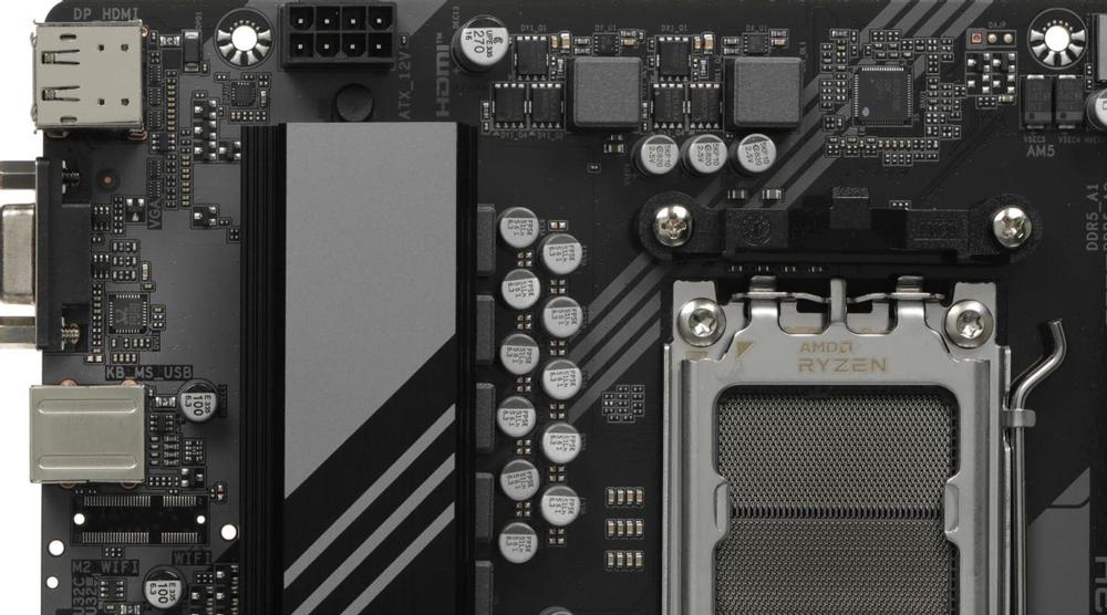 Материнская плата Gigabyte A620M DS3H Socket AM5 AMD A620 4xDDR5 mATX AC`97 8ch(7.1) GbLAN RAID+VGA+HDMI+DP