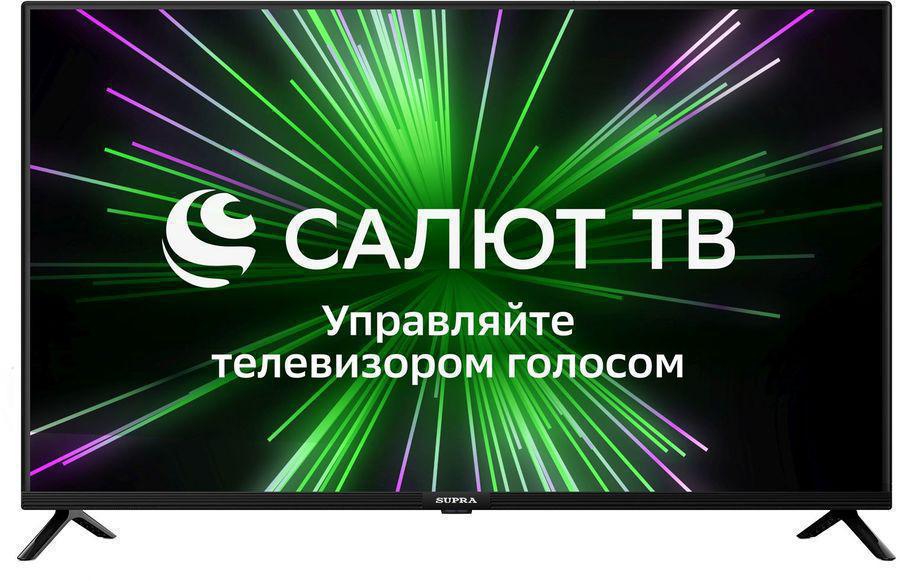 Телевизор LED Supra 43" STV-LC43ST0155Fsb. черный FULL HD 60Hz DVB-T DVB-T2 DVB-C USB WiFi Smart TV