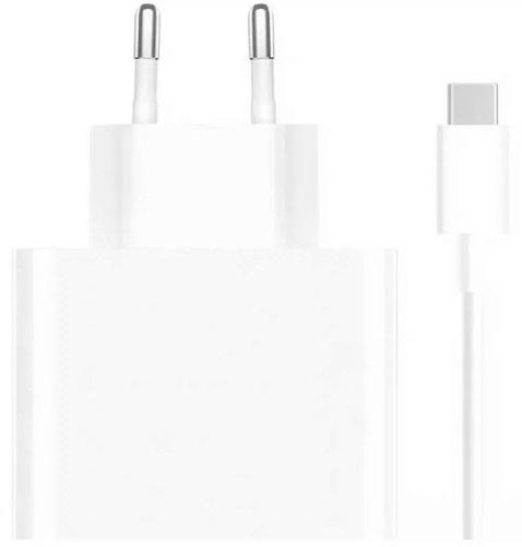 Сетевое зар./устр. Xiaomi 67W Charging Combo (Type-A) EU 67W 3A (QC) USB Type-C универсальное белый (BHR6035EU)