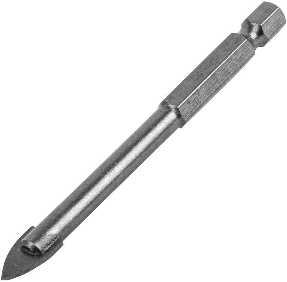 Сверло Matrix 72837 по керамике Д=8мм Дл=85мм (1пред.) для шуруповертов/дрелей