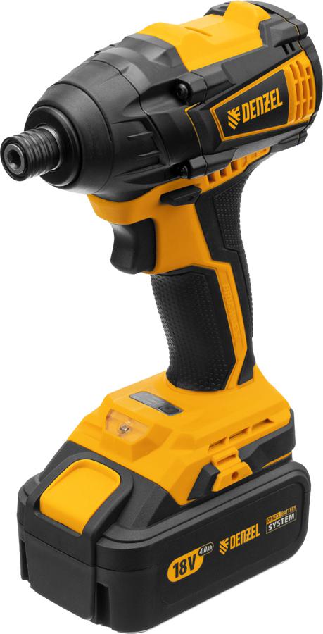 Гайковерт Denzel CID-IB-200 аккум. патрон:квад.1/4" (кейс в комплекте) (26510)