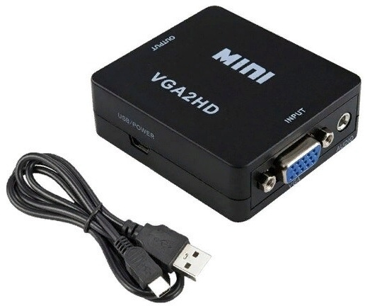 Переходник аудио-видео Premier 5-982 HDMI (f)/RCA (f)/Jack 3.5 (f) черный