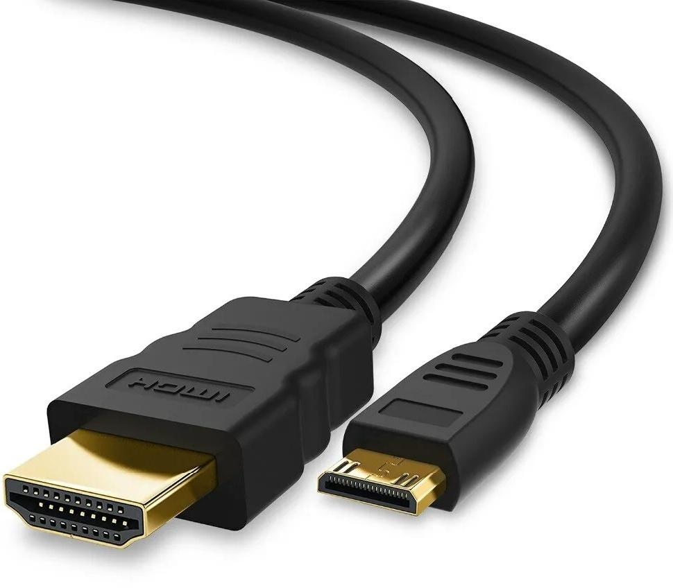 Кабель-переходник аудио-видео Premier 5-845 mini-HDMI (m)/HDMI (m) 1м. позолоч.конт. черный (5-845 1.0)