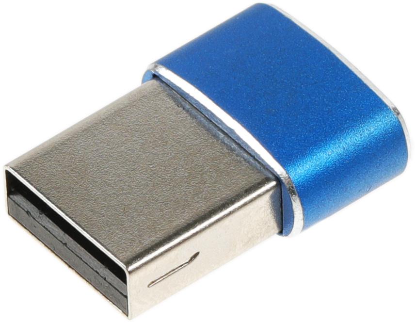 Адаптер Premier 6-071 USB 2.0 A(m) USB Type-C (f) синий (пакет)