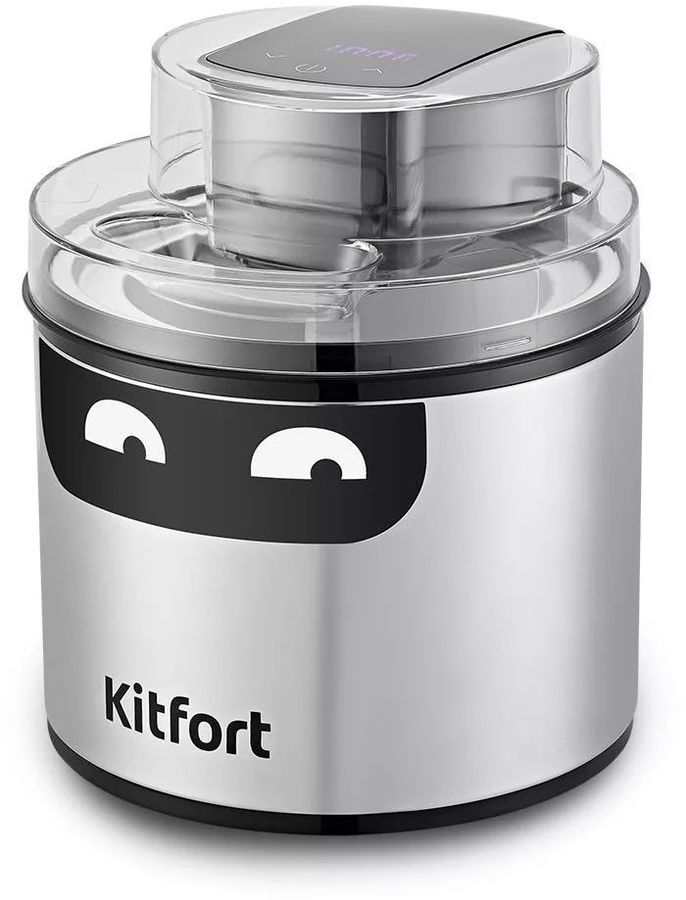 Мороженица Kitfort КТ-1828 12Вт 2000мл. серебристый