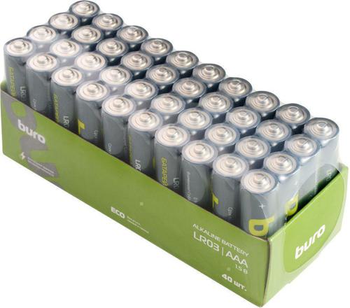 Батарея Buro Alkaline LR03 AAA 1300mAh (20шт) коробка