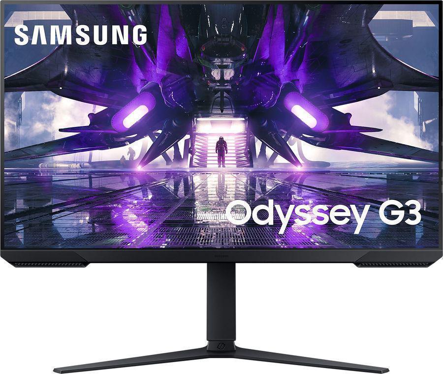 Монитор Samsung 32" Odyssey G3 S32AG320NI черный VA LED 1ms 16:9 HDMI полуматовая HAS Piv 250cd 178гр/178гр 1920x1080 165Hz FreeSync Premium DP FHD 6.2кг