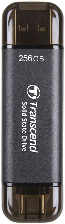 Накопитель SSD Transcend USB-C 256GB TS256GESD310C серый USB-A