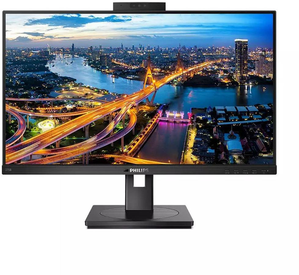 Монитор Philips 27" B Line 275B1H черный IPS LED 16:9 DVI HDMI M/M Cam матовая HAS Piv 350cd 178гр/178гр 2560x1440 75Hz DP QHD USB 6.42кг