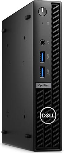 Неттоп Dell Optiplex 7010 Micro i3 13100T (2.5) 8Gb SSD256Gb UHDG 730 Linux Ubuntu GbitEth WiFi BT 65W мышь клавиатура черный (7010-3820)