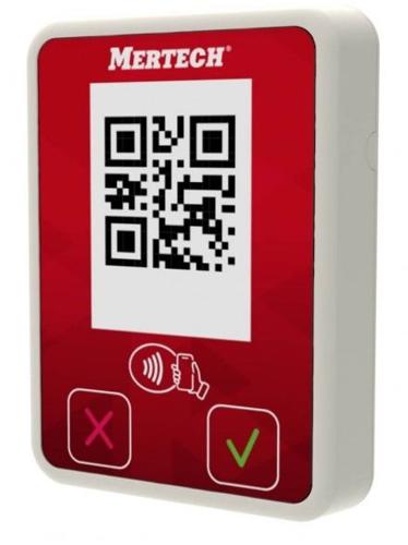 Дисплей QR кодов Mertech белый/красный (2137)