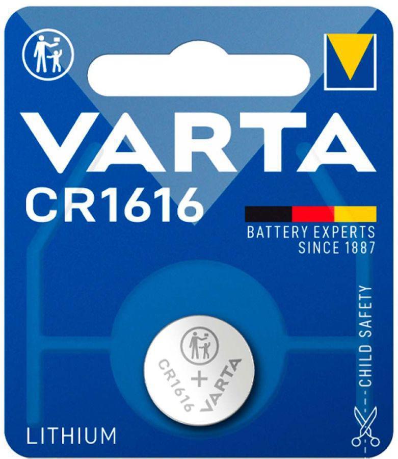 Батарея Varta Electronics Lithium CR1616 (1шт) блистер