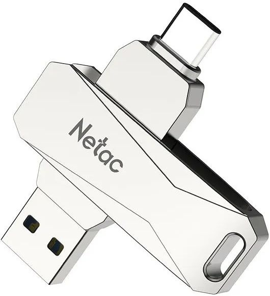 Флеш Диск Netac 256GB U782C NT03U782C-256G-30PN USB3.0 серебристый