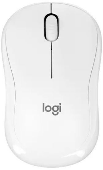 Мышь Logitech Silent M221 белый оптическая 1000dpi беспров. USB 2but (910-006090)