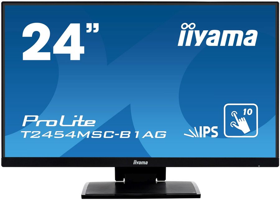 Монитор Iiyama 23.8" ProLite T2454MSC-B1AG черный IPS 4ms 16:9 HDMI M/M матовая HAS 1000:1 250cd 178гр/178гр 1920x1080 60Hz VGA FHD USB Touch 5.5кг