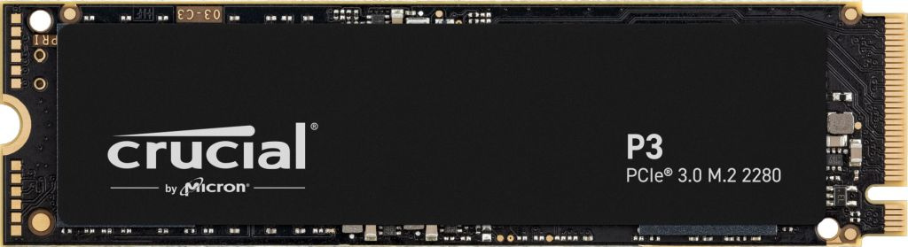 Накопитель SSD Crucial PCIe 3.0 x4 500GB CT500P3SSD8 P3 M.2 2280
