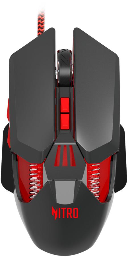 Мышь Acer Nitro OMW302 черный оптическая 7200dpi USB 7but (ZL.MCECC.025)