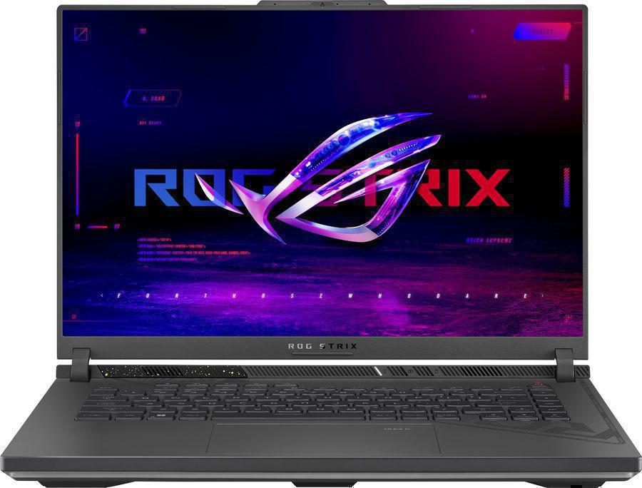Ноутбук Asus ROG Strix G16 G614JI-N4240 Core i7 13650HX 16Gb SSD1Tb NVIDIA GeForce RTX4070 8Gb 16" IPS WQXGA (2560x1600) noOS grey WiFi BT Cam (90NR0D42-M00EX0)