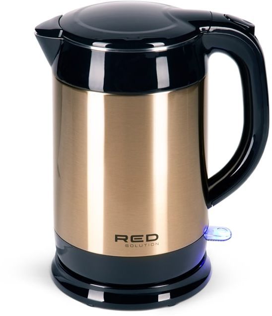 Чайник электрический Red Solution RK-M1582 1.7л. 1800Вт золотистый корпус: металл/пластик