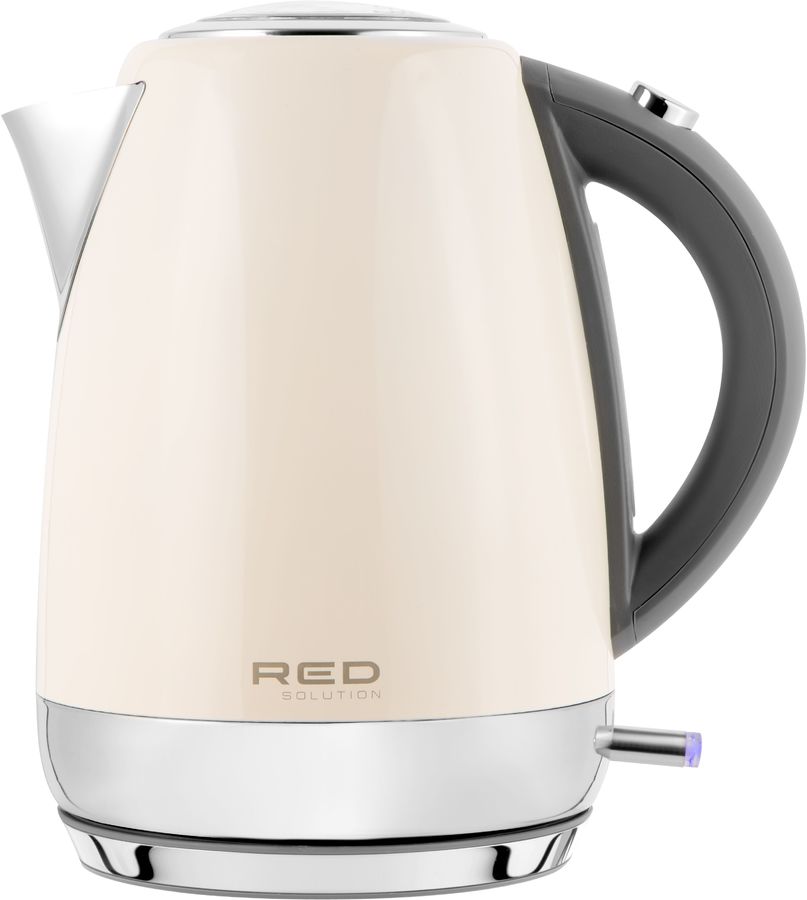 Чайник электрический Red Solution RK-M179 1.7л. 2100Вт бежевый корпус: металл