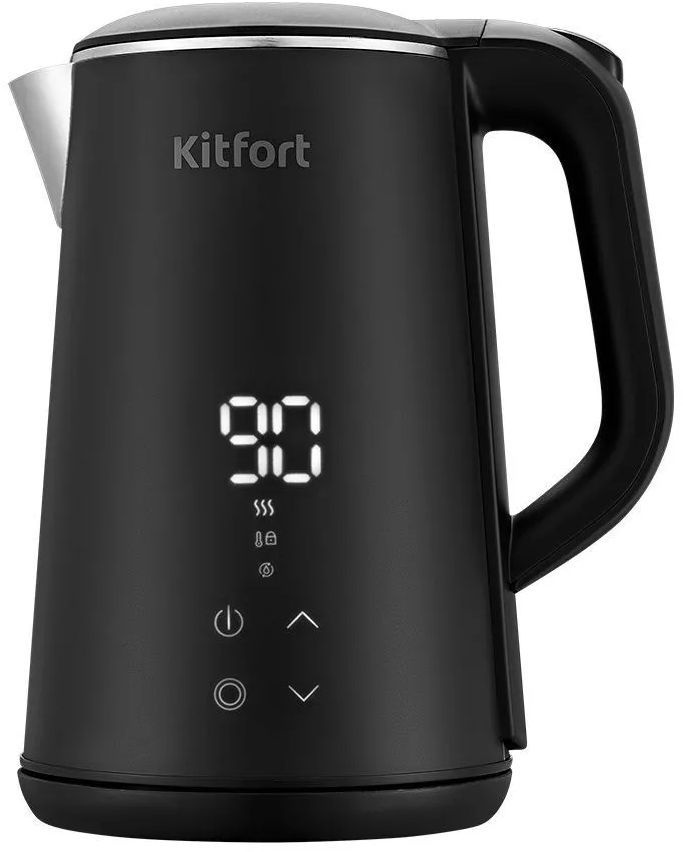 Чайник электрический Kitfort КТ-6188 1.6л. 1500Вт черный корпус: пластик