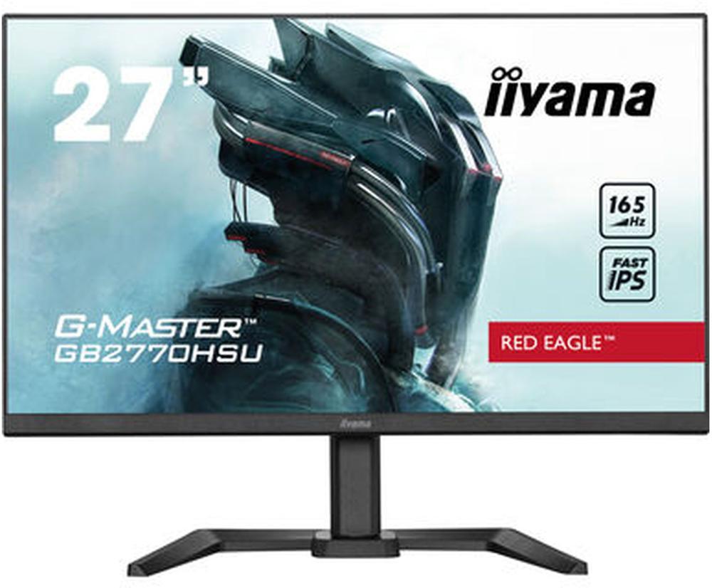 Монитор Iiyama 27" G-Master GB2770HSU-B5 черный IPS IGZO LED 0.8ms 16:9 HDMI M/M матовая HAS Piv 250cd 178гр/178гр 1920x1080 165Hz FreeSync Premium DP FHD USB 5.4кг