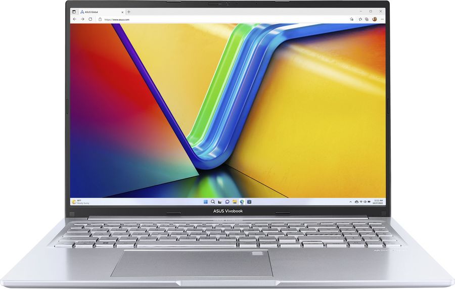 Ноутбук Asus VivoBook 16 M1605YA-MB340 Ryzen 7 5825U 16Gb SSD512Gb AMD Radeon 16" IPS WUXGA (1920x1200) noOS silver WiFi BT Cam (90NB10R2-M00FL0)