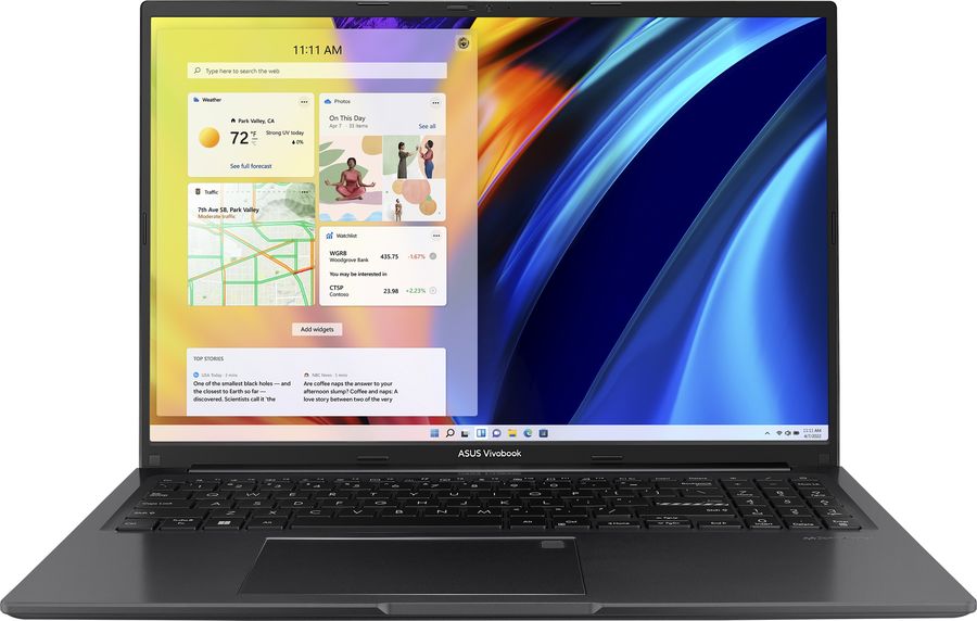 Ноутбук Asus VivoBook 16 X1605ZA-MB573W Core i3 1215U 8Gb SSD512Gb Intel UHD Graphics 16" IPS WUXGA (1920x1200) Windows 11 Home black WiFi BT Cam (90NB0ZA3-M00VH0)