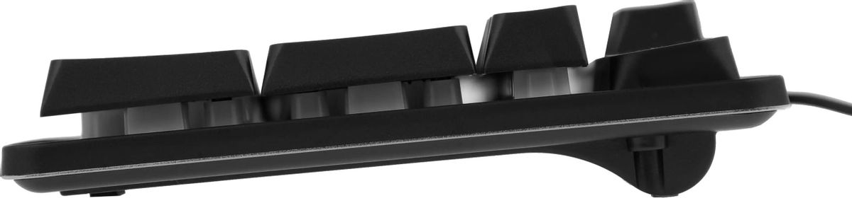 Клавиатура Defender GK-077 белый/черный USB for gamer LED (45078) кабель 1.5м