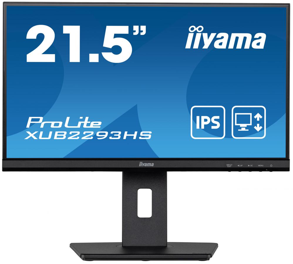 Монитор Iiyama 21.5" ProLite XUB2293HS-B5 черный IPS LED 16:9 HDMI M/M матовая HAS Piv 250cd 178гр/178гр 1920x1080 75Hz DP FHD 4.3кг