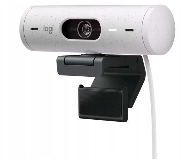 Камера Web Logitech HD Webcam Brio 500 белый 4Mpix (1920x1080) USB Type-C с микрофоном (960-001428)