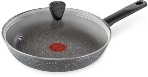 Сковорода Tefal Natural Cook 04234924 круглая 24см ручка несъемная (с крышкой) серый (9100052848)