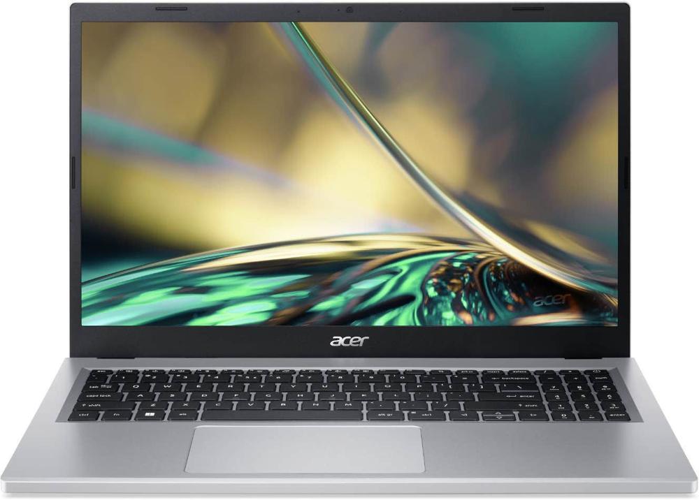 Ноутбук Acer Aspire 3 A315-510P-3374 Core i3 N305 8Gb SSD256Gb Intel UHD Graphics 15.6" IPS FHD (1920x1080) noOS silver WiFi BT Cam (NX.KDHCD.007)