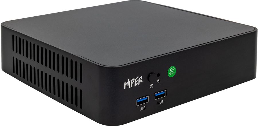 Неттоп Hiper ACTIVEBOX AS8 i3 10105 (3.7) 8Gb SSD256Gb UHDG 630 noOS GbitEth WiFi BT 120W черный (AS8-I3105R8S2NSB)