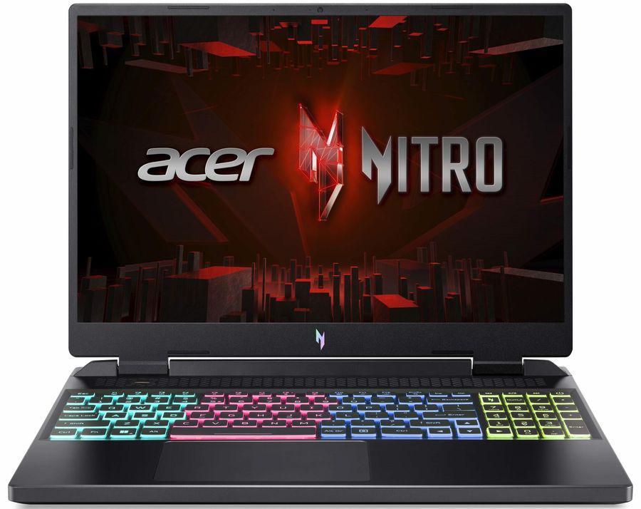 Ноутбук Acer Nitro 16 AN16-41-R89N Ryzen 9 7940H 32Gb SSD1Tb NVIDIA GeForce RTX4070 8Gb 16" IPS WQXGA (2560x1600) noOS black WiFi BT Cam (NH.QLJCD.002)