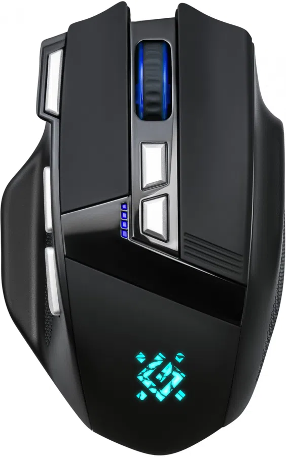 Мышь Defender Knight GM-885 черный оптическая 3200dpi silent беспров. USB 7but (52885)