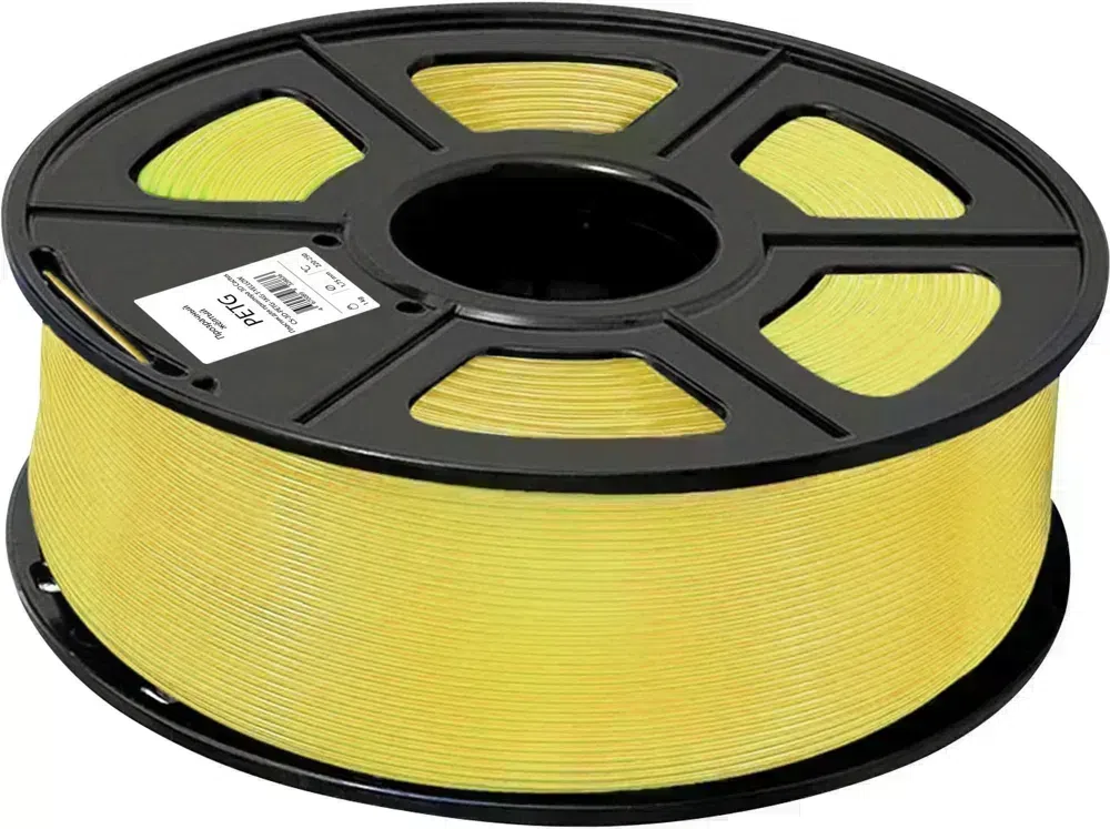 Пластик для принтера 3D Cactus CS-3D-PETG-1KG-T-YELLOW PETG d1.75мм 1кг L316м 1цв.