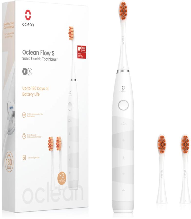Набор электрических зубных щеток Oclean Flow Set F5002 белый